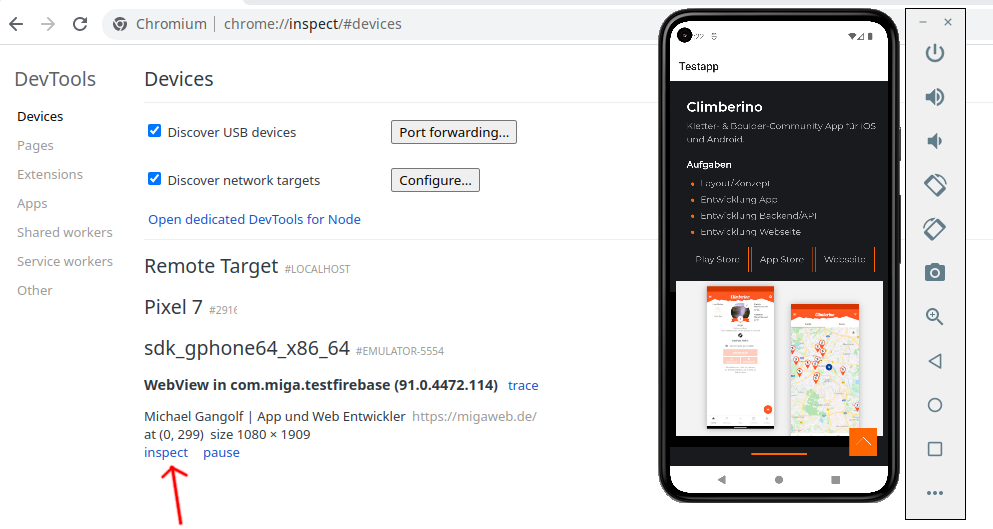 Android WebView Hacking — Enable WebView Debugging